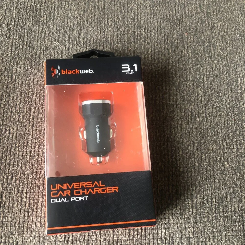 Blackweb Universal Car Chargers Feature Dual USB Ports and Provide 3.1 amps